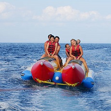 Fun riding | Banana Boat Ride | Day Activities | The Weekend In Vilnius